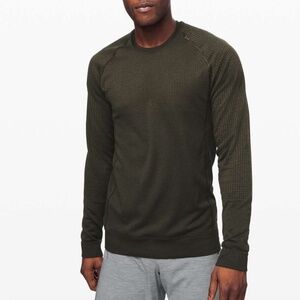 Lululemon Engineered Warmth Long Sleeve, Dark Olive